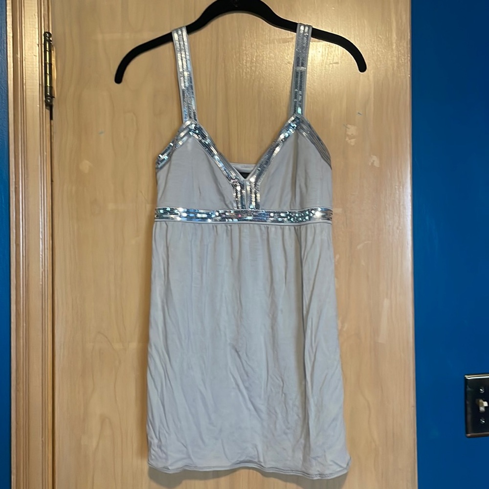 Strappy Sequin Top from Express - sz M